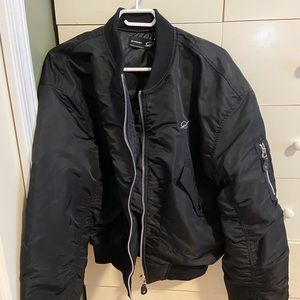 51 percent black bomber jacket